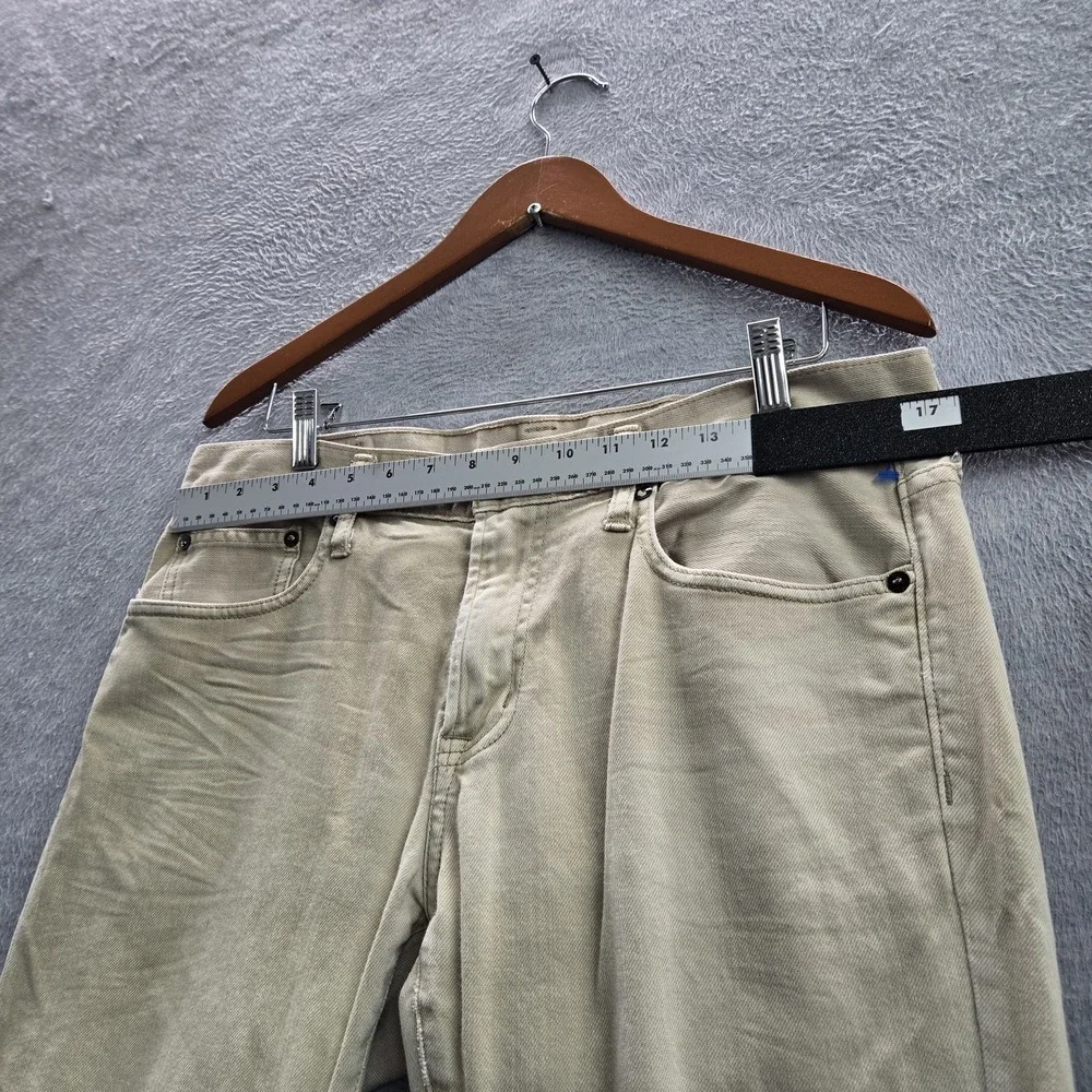 American Eagle Outfitters Men Jeans 33/32 Beige Pants Khakis Twill 30